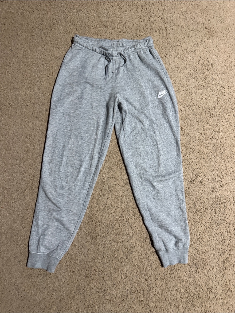 Nike Youth Heather Gray Jogger Sweatpants